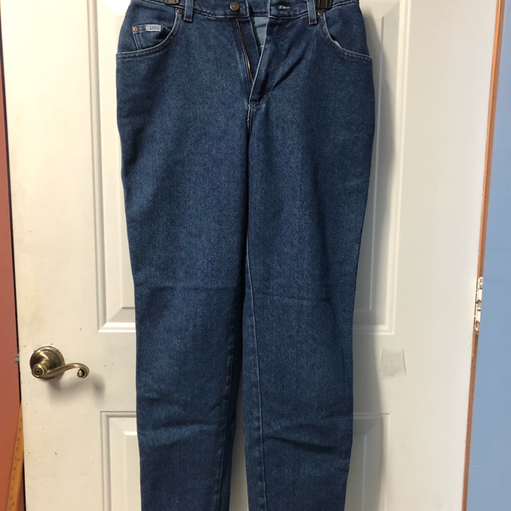 Lee Denim Jeans Straight Leg Blue Womens size 6